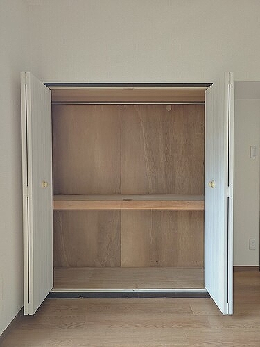 収納　洋室6.5畳の物入