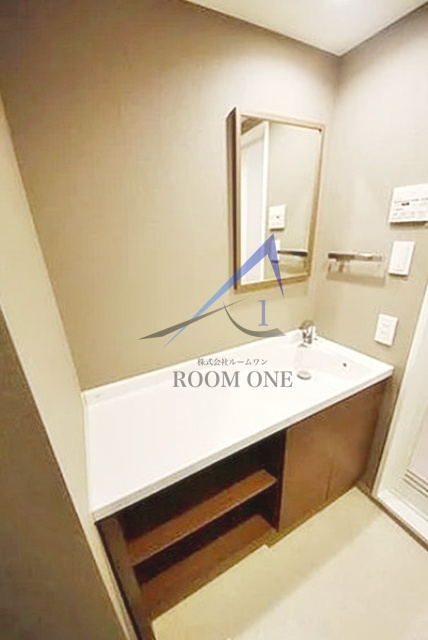 洗面設備　洗面台です。