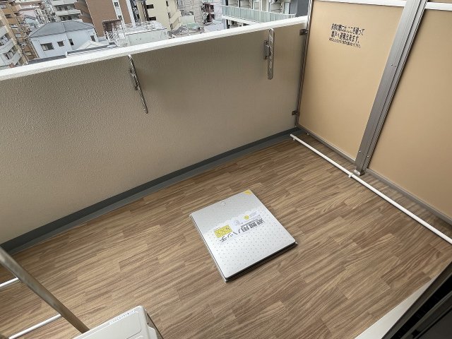 バルコニー　お洗濯にも便利なバルコニー付き