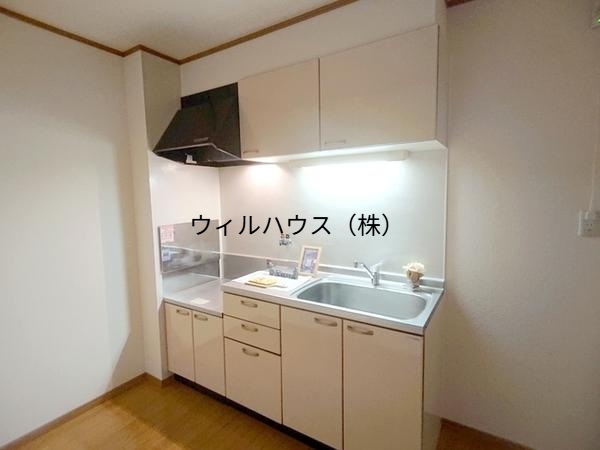 キッチン　ガスコンロ設置可！