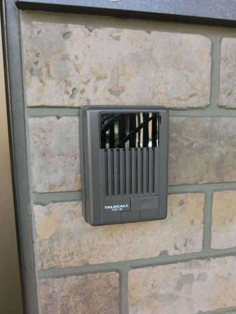 セキュリティ　防犯ＴＶモニター付きドアホン