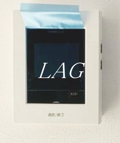 セキュリティ　モニター付きインターフォンです。