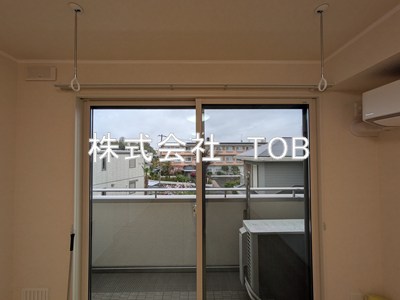 その他設備　リビング15.8帖室内物干し