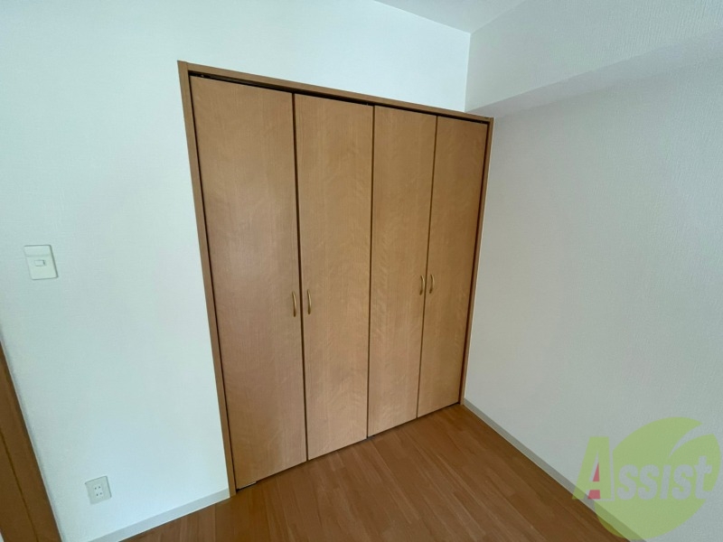 収納　クローゼット。荷物がたくさんあっても問題ないですね。