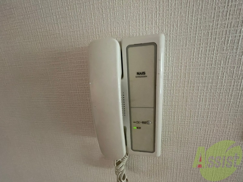 セキュリティ　インターホンで来客確認ができます。安心ですね。