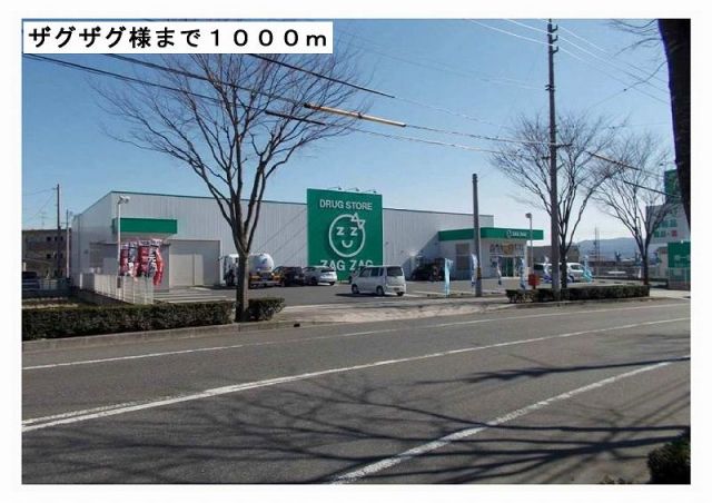 ドラックストア　ザグザグ様（ドラッグストア）まで1000m