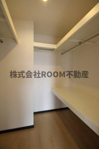 収納　たっぷりとした収納スペースです