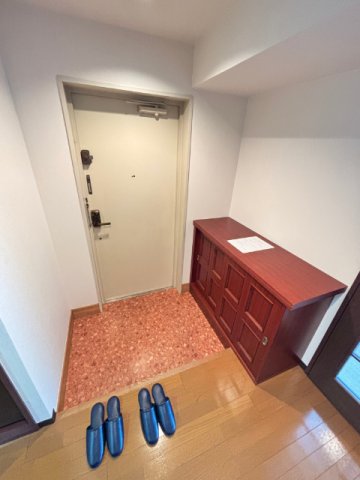 玄関　落ち着いた玄関です