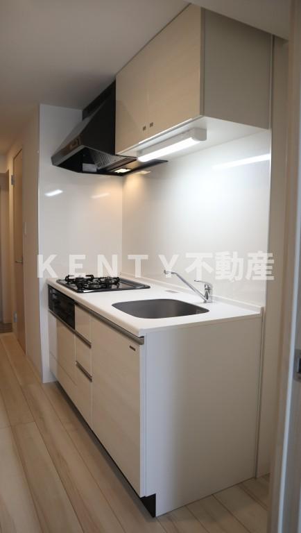 キッチン　コンパクトなキッチンで掃除もラクラク