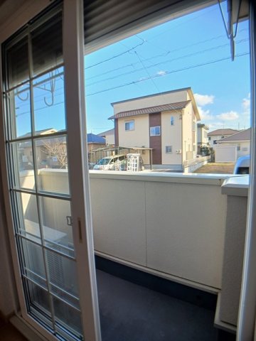 バルコニー　バルコニーがあります