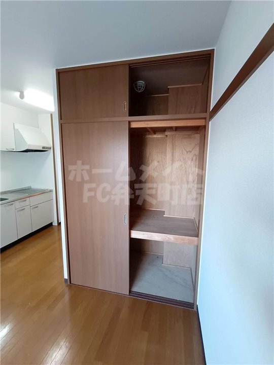 収納　たっぷりとした収納スペースです