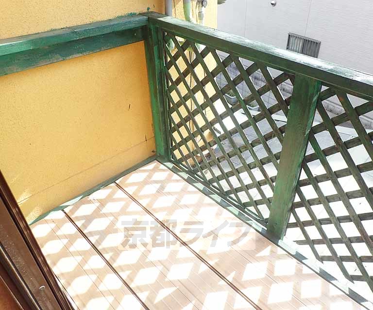 バルコニー　日当たり良好です。