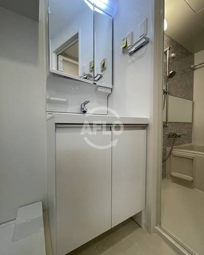 洗面設備　スプランディッド難波III　独立洗面台