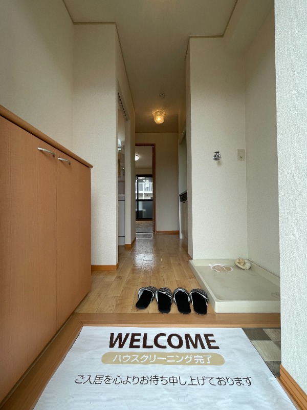 玄関　備品は付きません