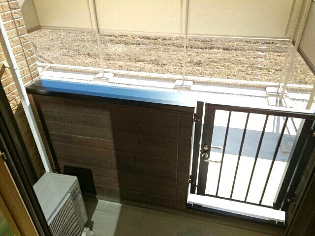 バルコニー　広々としたバルコニーです