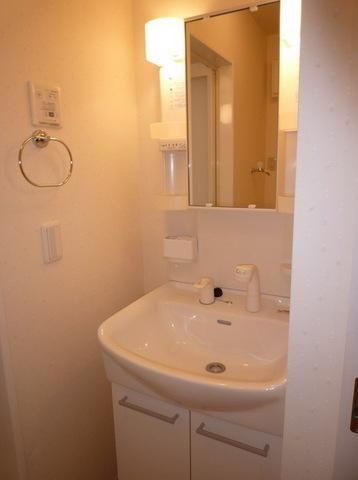 洗面設備　忙しい朝にもお掃除にもシャンプードレッサー