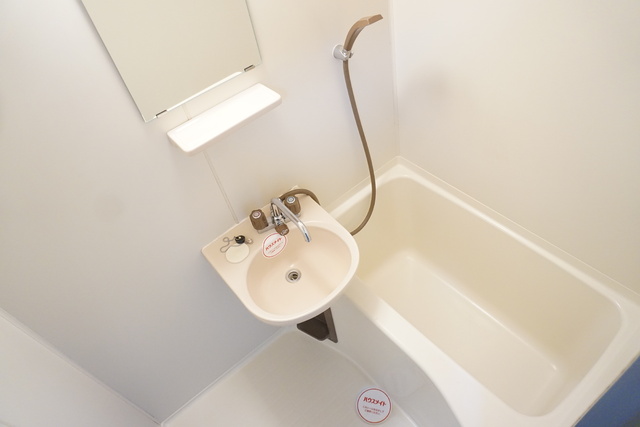 バス・シャワールーム　洗面ボウル付き浴室です。