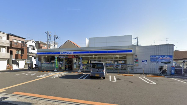 コンビニ　ローソン 神戸魚崎北町三丁目店（コンビニ）まで446m