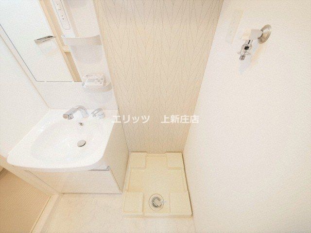 洗面設備　洗濯機置き場