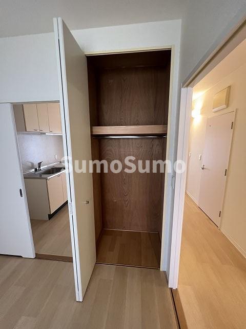 収納　たっぷりとした収納スペースです