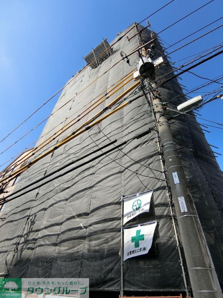 建物外観　建築中