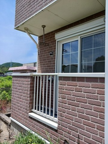 バルコニー　陽当たり良好なバルコニーです