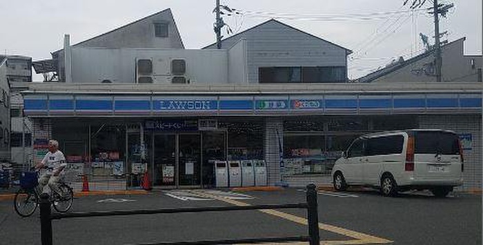 コンビニ　ローソン新喜多1丁目店（コンビニ）まで450m