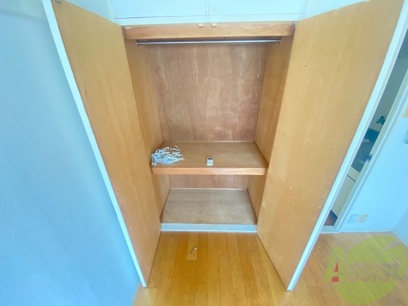 収納　奥行ある収納です。