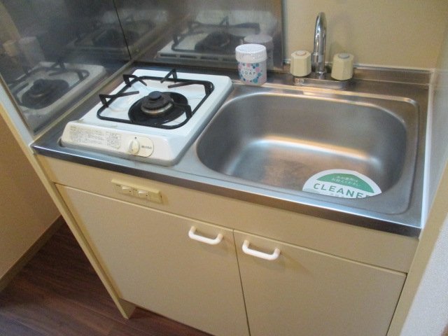 キッチン　1口ガスコンロ