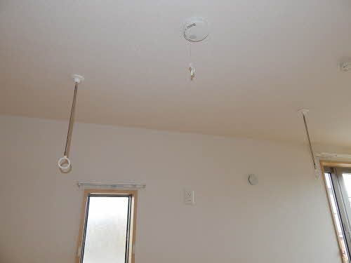 その他設備　室内物干し