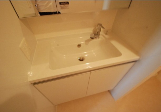 洗面設備　朝シャン出来ます