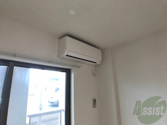 その他設備　エアコンが設置してありますので、寒暖対策もばっちり。