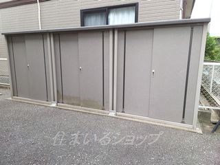 収納　便利な屋外物置き