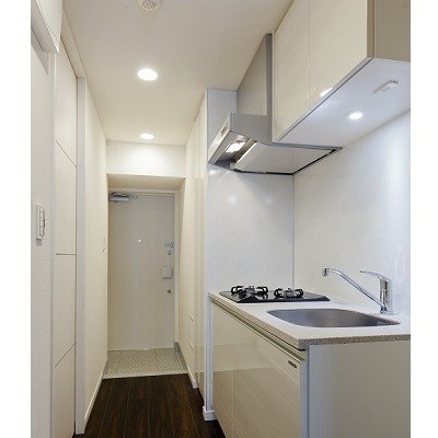 キッチン　建物設備インターネット無料有り★家具家電付きマンション