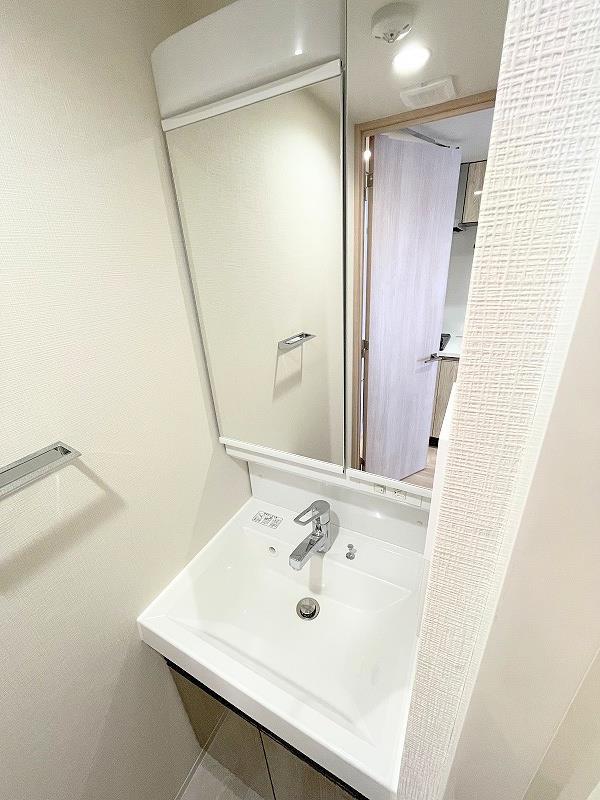 洗面設備　洗髪洗面化粧台（シャワー付き）