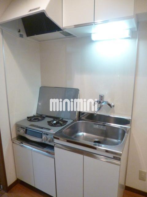 キッチン　キッチンはガス２口設置可能で、お料理もはかどります。