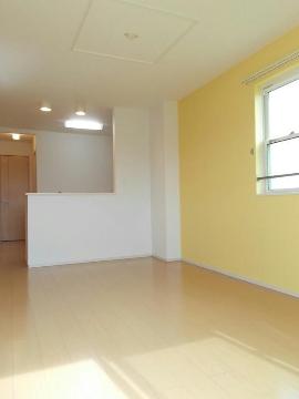 居室・リビング　対面キッチン仕様のLDK