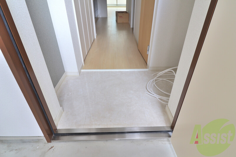 玄関　フラットな玄関！！