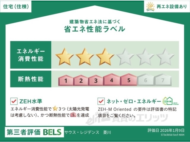 省エネ性能ラベル　省エネ性能ラベル