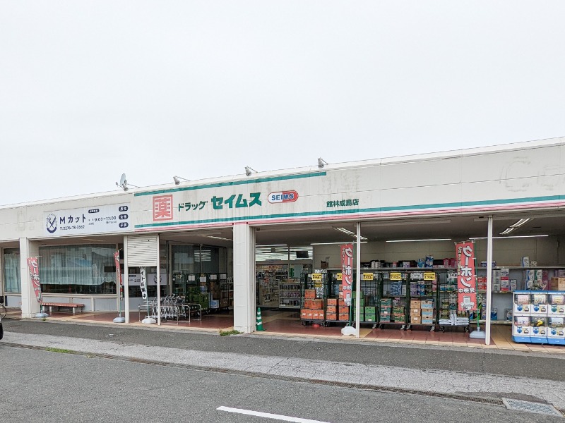 ドラックストア　ドラッグセイムス 館林成島店（ドラッグストア）まで182m