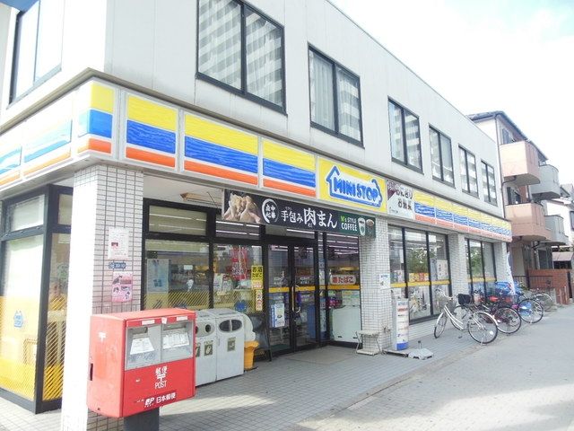 コンビニ　ミニストップ新川崎店（コンビニ）まで186m