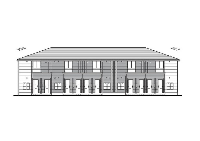 建物外観　建築中