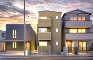 建物外観　完成パース
