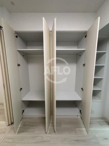 収納　ソルレヴェンテ北堀江Q　クローゼット