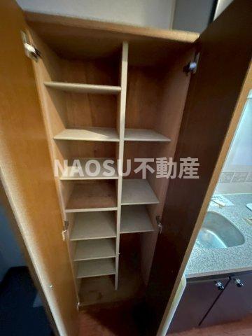 収納　収納があります