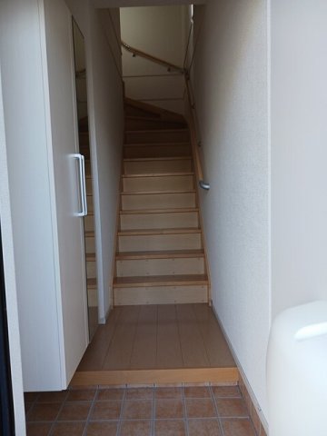 玄関　収納もある玄関です