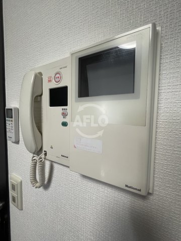 セキュリティ　エスライズ中之島WEST　モニター付きインターホン