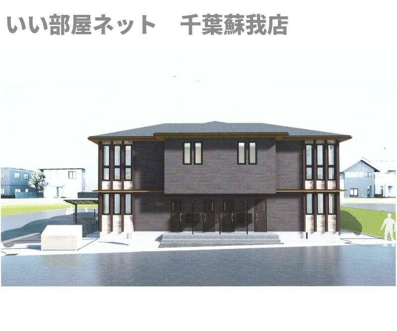 建物外観　先行申込受付中！完成が楽しみですね！