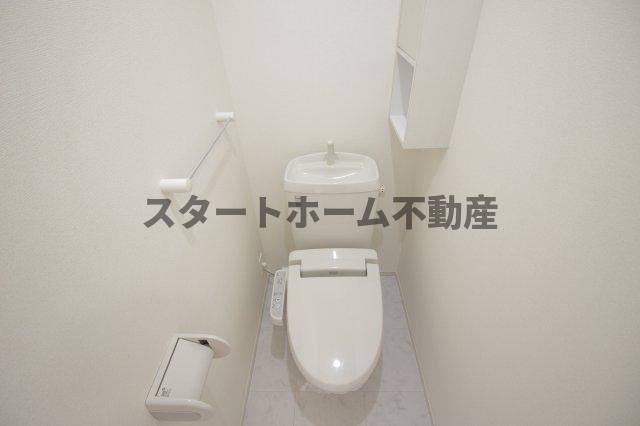 トイレ　ゆったりとした空間のトイレです