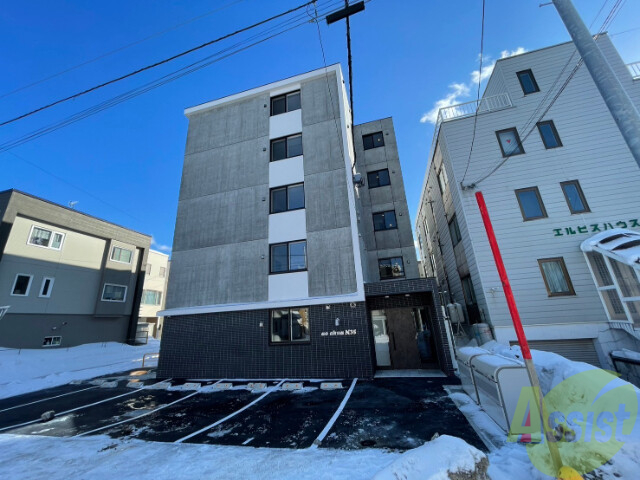 建物外観　札幌市東区北３５条東「ａｏａｋｕａＮ３５」